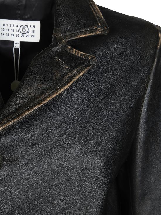26SS MM6 메종마르지엘라 바이커 자켓 S62AN0182M07021 900 NERO - MM6 MAISON MARGIELA