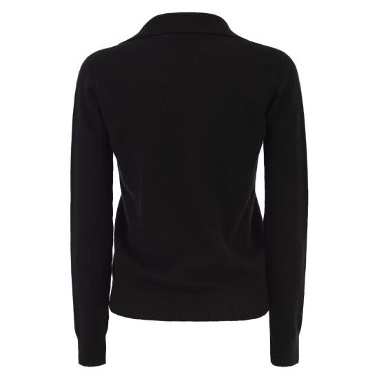 25FW 바니제 폴로 티셔츠 V54623 BLACK - VANISÉ