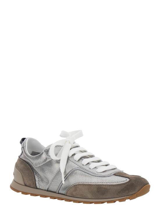 26FW 브루넬로 쿠치넬리 스니커즈 MZFAG3325PC8755 Grey - BRUNELLO CUCINELLI
