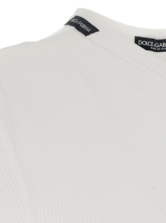 26SS 돌체앤가바나 반팔 티셔츠 G8QX6TFU7AVW0800 White - DOLCE & GABBANA
