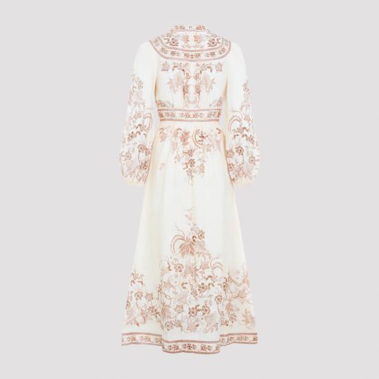 26FW 짐머만 롱 원피스 3501DSS262 CREAM MULTICOLOUR - ZIMMERMANN