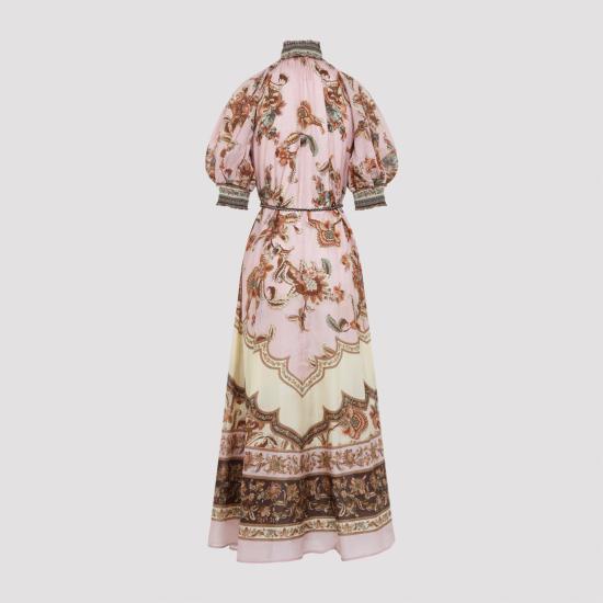 26FW 짐머만 롱 원피스 8255DSS261 MAUVE MULTICOLOUR - ZIMMERMANN