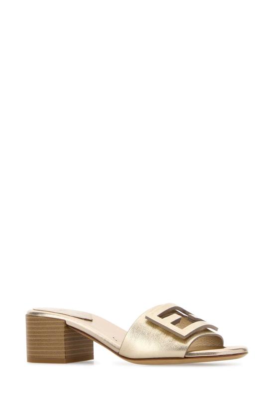 26SS 펜디 뮬/슬리퍼 8R8862AY1RF0VF1 Gold - FENDI