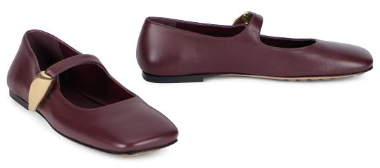 26SS 보테가베네타 플랫 슈즈 868211VBSD06176 Red purple or grape - BOTTEGA VENETA