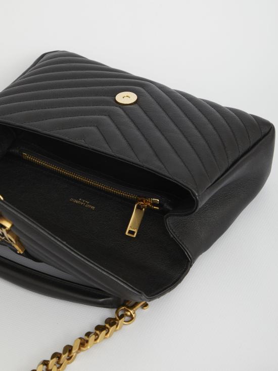  생로랑 마틀라세 미디움 체인백 600279BRM07 1000 BLACK - SAINT LAURENT