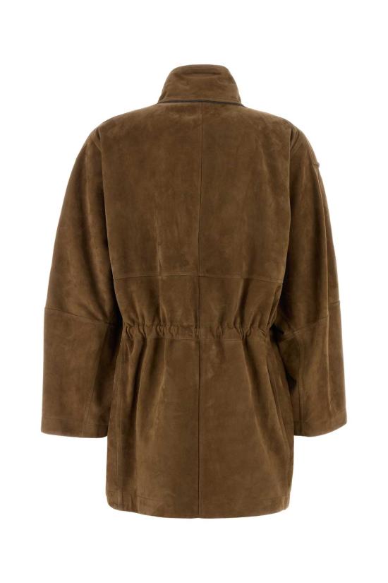 26SS 브루넬로 쿠치넬리 스웨이드 트윌 사파리 재킷 MPCAI7853 C9267 CAMEL - BRUNELLO CUCINELLI