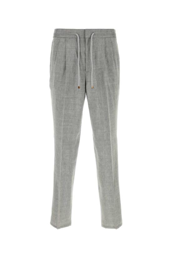 26SS 브루넬로 쿠치넬리 스트레이트 팬츠 MZ408E1710 C032 GREY