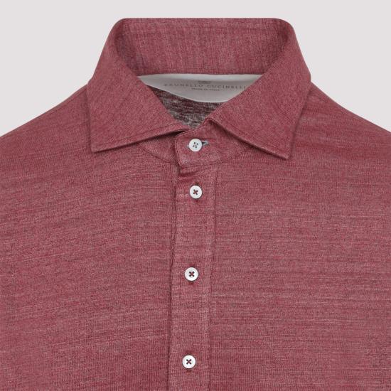 26SS 브루넬로 쿠치넬리 폴로 티셔츠 MR8273914 C695 PURPLE - BRUNELLO CUCINELLI