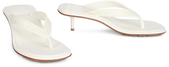 26SS 보테가베네타 뮬/슬리퍼 868251V00P59117 White - BOTTEGA VENETA