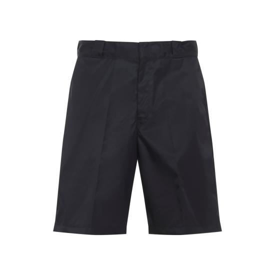  프라다 스트레이트 팬츠 SPG32SWMO1WQ8F0002 black - PRADA