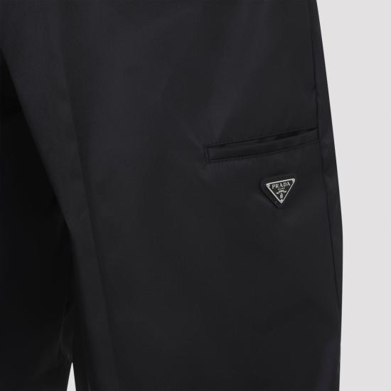  프라다 스트레이트 팬츠 SPG32SWMO1WQ8F0002 black - PRADA