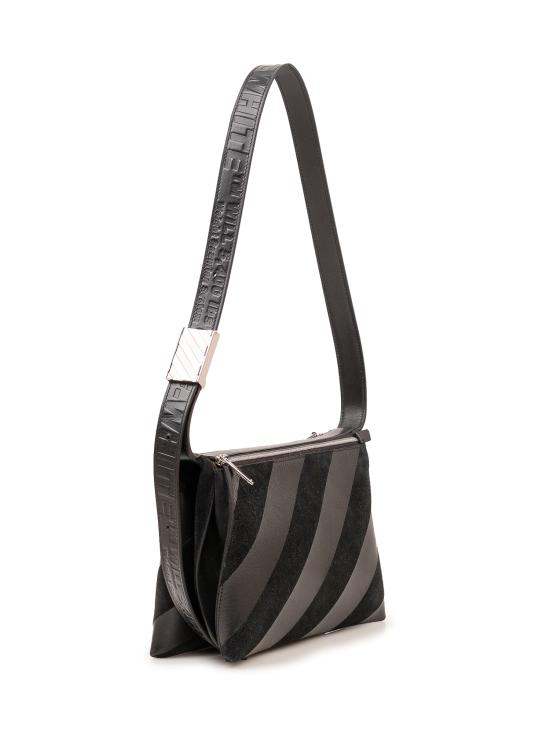 26SS 오프화이트 숄더백 OWNN18NS26LEA001 1010 BLACK - OFF WHITE