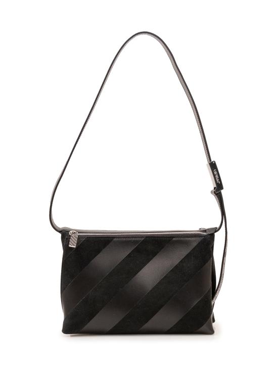 26SS 오프화이트 숄더백 OWNN18NS26LEA001 1010 BLACK - OFF WHITE