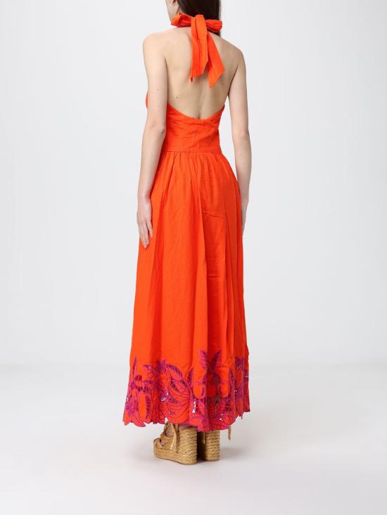 26SS 팜 리오 롱 원피스 349106 L0026 Orange - FARM RIO