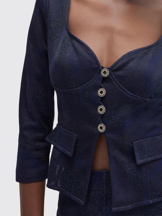 26SS 마카파니 긴팔 티셔츠 M25I1ASJB015JL00600 Navy - MACCAPANI