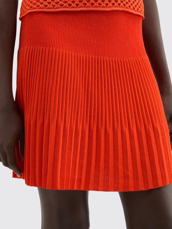 26SS 마카파니 미디 스커트 M26E1ACMN001MN08306 Orange - MACCAPANI