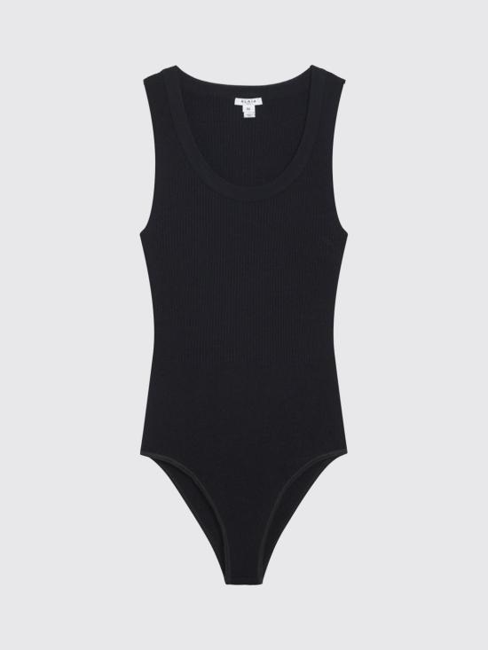 26SS 알라이아 바디수트 티셔츠 AA9B0353K017A 995 Black - ALAIA