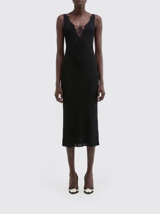 26SS 마카파니 롱 원피스 M26E1ACMA010MN08900 Black