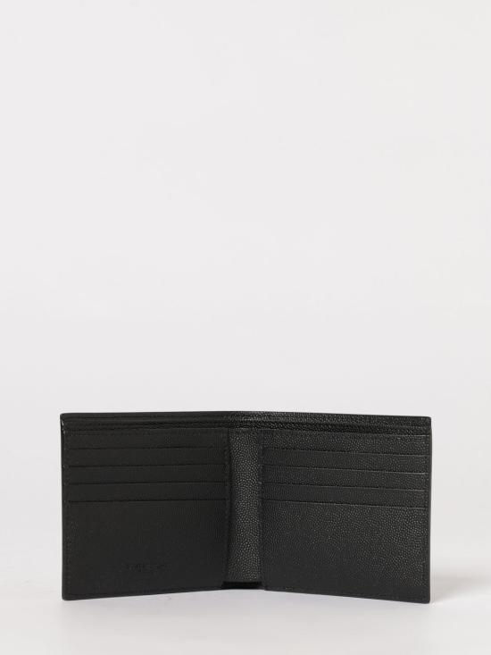 26SS 생로랑 로고 이스트/웨스트 반지갑 396307BTY0N 1000 Black - SAINT LAURENT