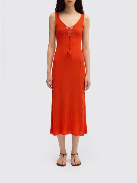 26SS 마카파니 롱 원피스 M26E1ACMA010MN08306 Orange