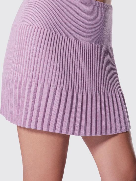 26SS 마카파니 숏 스커트 25EM2M0AC00MI014420 Lilac - MACCAPANI