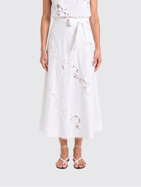26SS 트윈셋 롱 스커트 261TT2030 00001 White