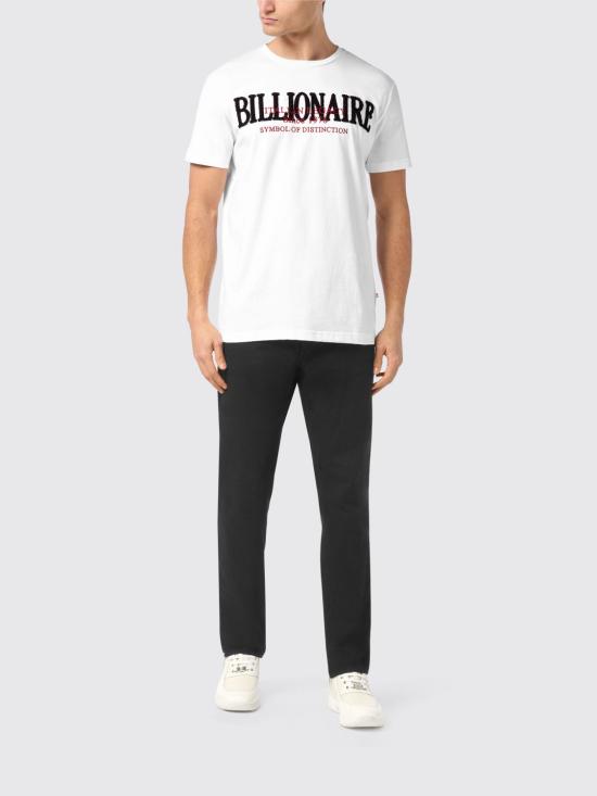 26SS 빌리어네어 반팔 티셔츠 BAECMTK8188BTE014N 01 White - BILLIONAIRE