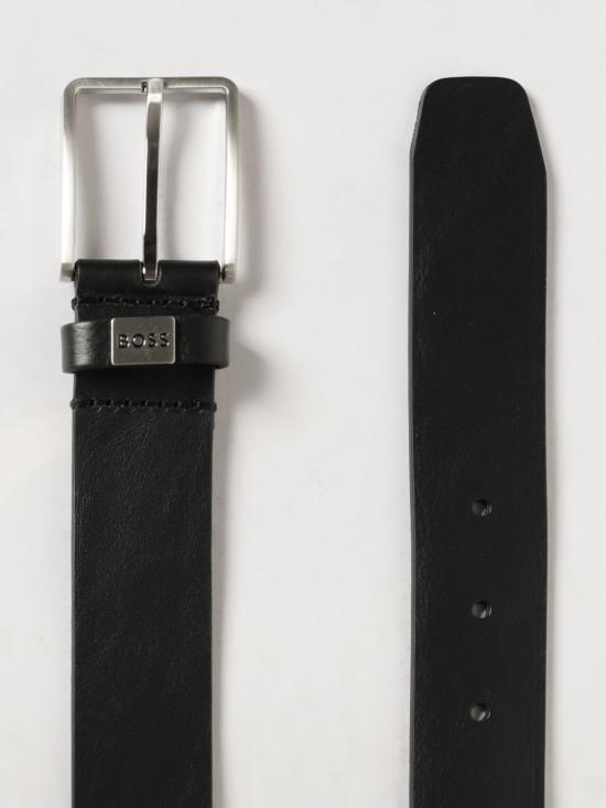 26SS 보스 가죽 벨트 50529898 001 Black - BOSS
