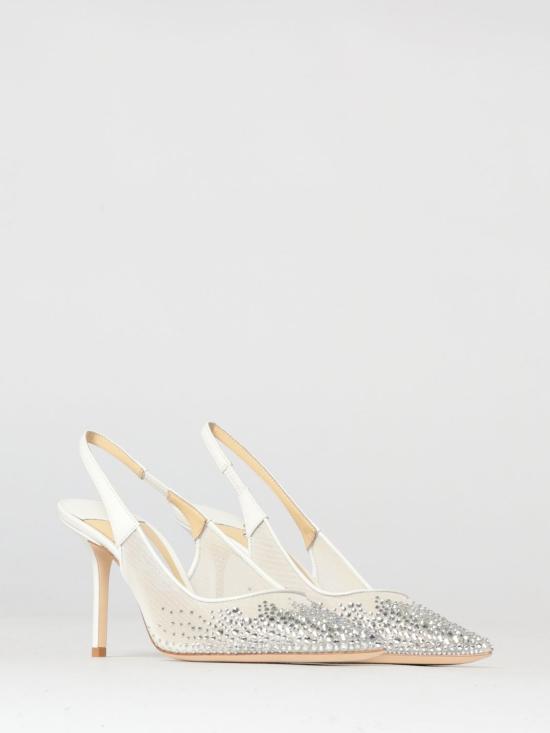 26SS 지미추 힐/펌프스 LOVESB85NYT WHITE CRYSTAL White - JIMMY CHOO