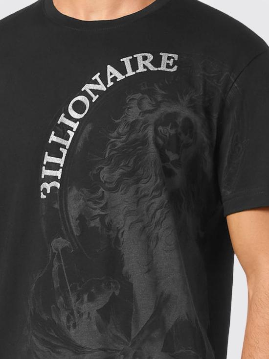 26SS 빌리어네어 반팔 티셔츠 BAECMTK8181BTE014N 02 Black - BILLIONAIRE
