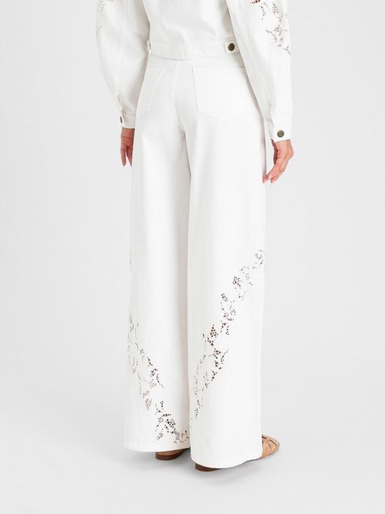 26SS 트윈셋 스트레이트 팬츠 261TT2461 00282 White - TWINSET