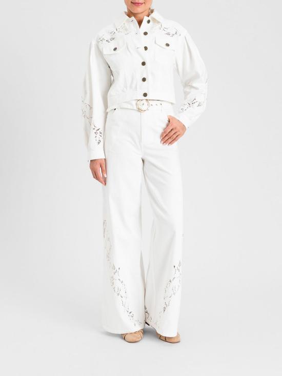 26SS 트윈셋 스트레이트 팬츠 261TT2461 00282 White - TWINSET