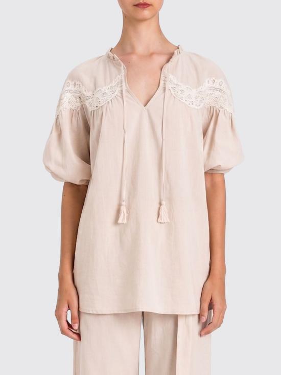 26SS 트윈셋 반팔 티셔츠 261LM2DAA 13579 Yellow Cream