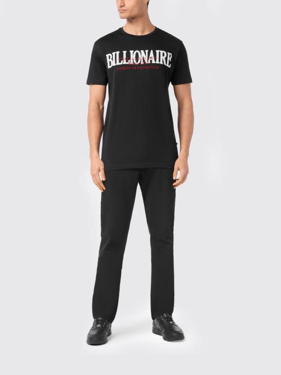 26SS 빌리어네어 반팔 티셔츠 BAECMTK8188BTE014N 02 Black - BILLIONAIRE