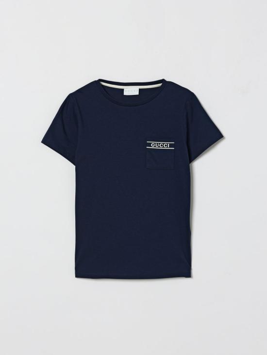 26SS [키즈] 구찌 티셔츠 849686XJHNU 4087 Blue