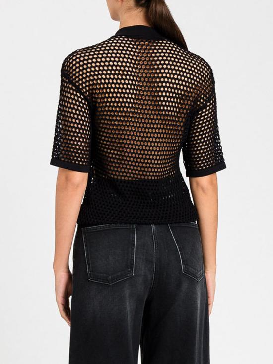 26SS 트윈셋 폴로 티셔츠 261AP3033 00006 Black - TWINSET