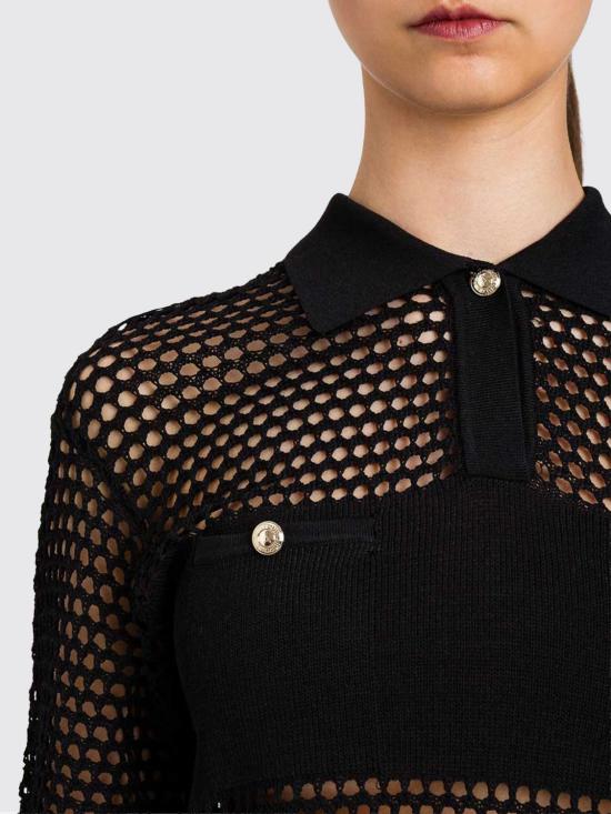 26SS 트윈셋 폴로 티셔츠 261AP3033 00006 Black - TWINSET