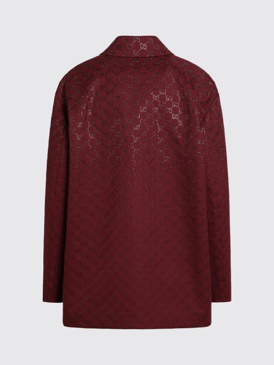 26SS 구찌 크리스털 GG 캔버스 패딩 재킷 853047ZKU09 6207 Red - GUCCI