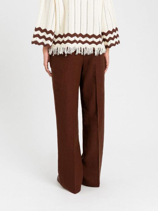26SS 액티튜드 트윈세트 팔라초 팬츠 261AP2324 10780 Brown - ACTITUDE TWINSET