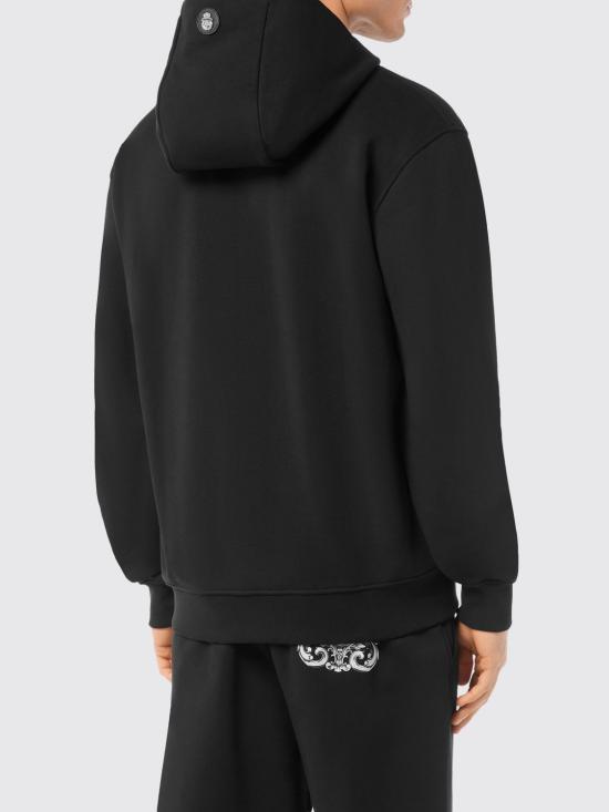 26SS 빌리어네어 후드 티셔츠 IAECMJB3693BTE004N 02 Black - BILLIONAIRE