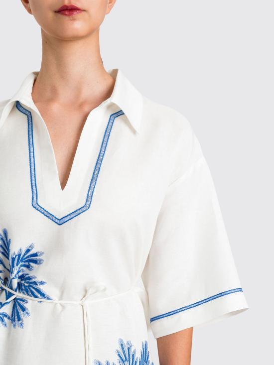 26SS 트윈셋 미디 원피스 261LM2MCC 13585 White - TWINSET
