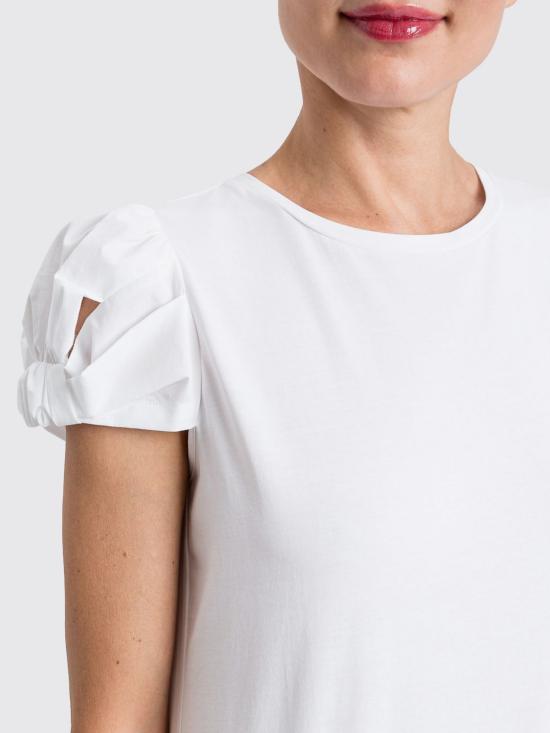 26SS 트윈셋 반팔 티셔츠 261TT2060 00001 White - TWINSET