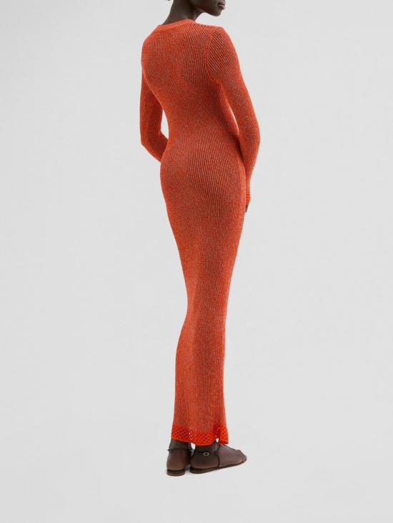 26SS 마카파니 롱 원피스 M26E1ACMA006MN09306 Orange - MACCAPANI