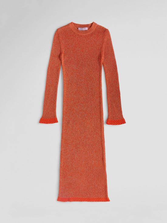 26SS 마카파니 롱 원피스 M26E1ACMA006MN09306 Orange - MACCAPANI