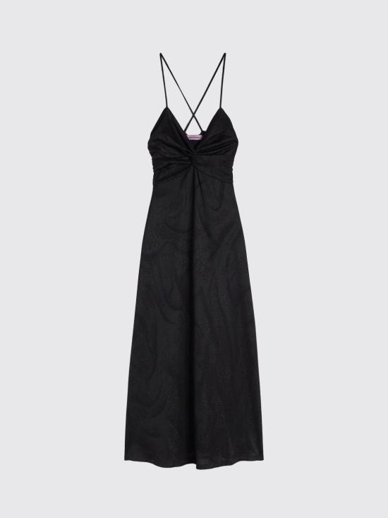 26SS 마카파니 롱 원피스 M26E1ACJA051JL00900 Black - MACCAPANI