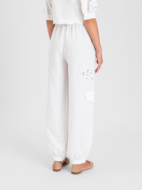 26SS 트윈셋 스트레이트 팬츠 261TT2121 00001 White - TWINSET