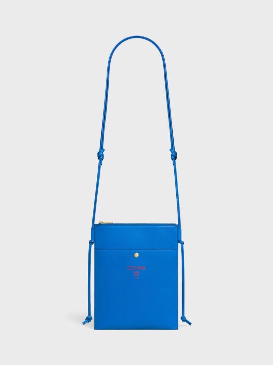 26SS 셀린느 샤프 파우치 스무스 램스킨 10P812K05 GGM6 Blue