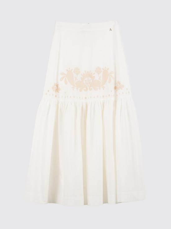 26SS 액티튜드 트윈세트 롱 스커트 261AT2040 00526 White - ACTITUDE TWINSET