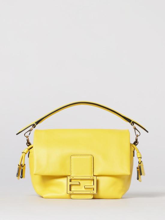 26SS 펜디 맘마 바게트 나파 레더 미니백 8BS105ABVE F1TD0 Yellow