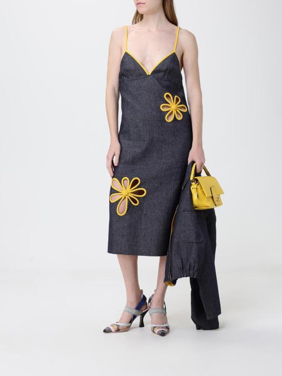 26SS 펜디 맘마 바게트 나파 레더 미니백 8BS105ABVE F1TD0 Yellow - FENDI